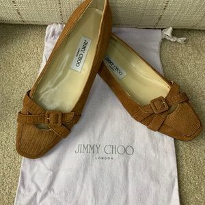 Never worn Jimmy Choo brown loafers- 39.5